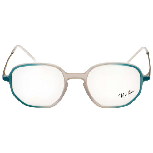RAYBAN Unisex Eyeglasses RX7152-5790 Transparent Green 52-19-145